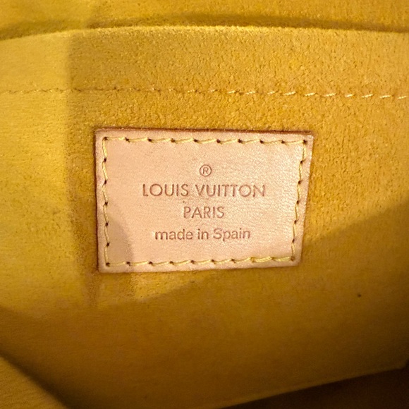 Louis Vuitton mini pleaty monogram denim shoulder bag. - Picture 7 of 9